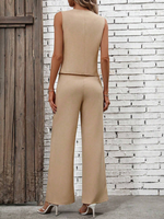 Gilet giacca & Pantaloni a gamba larga