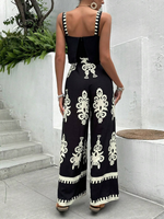 Tuta Larga A Stampa Floreale