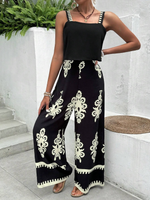 Tuta Larga A Stampa Floreale