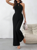 Salopette Senza Maniche A Collo Alto In Maglia Per Donne