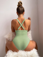 Costume intero push up croce indietro