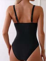 Costume intero nastro a contrasto