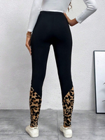 Leggings con stampa leopardo