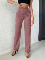 Pantaloni A Gamba Dritta Per Donne