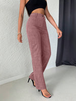 Pantaloni A Gamba Dritta Per Donne